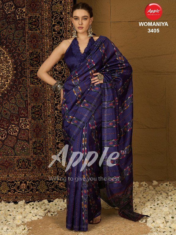 womaniya vol 34 by apple casual wear bhagalpuri saree