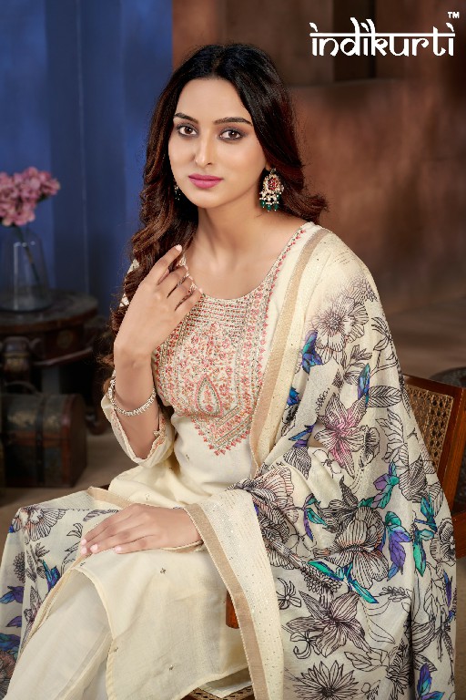 indikurti soniya shimmer roman readymade casual combo 3pcs dress