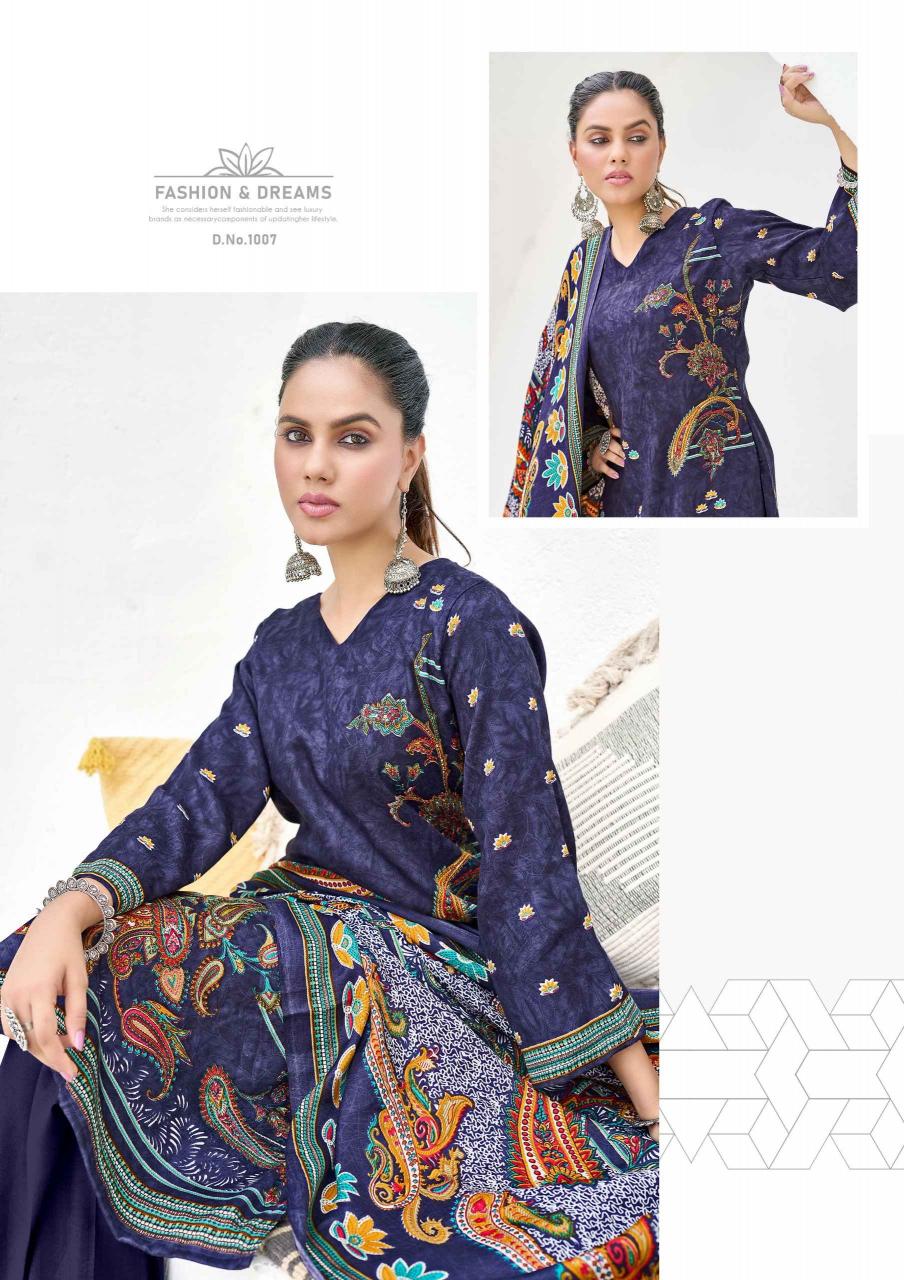 adira by roli moli creation pashmina winter collection suits