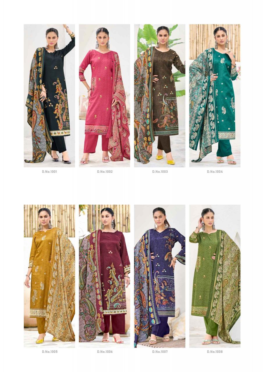 adira by roli moli creation pashmina winter collection suits