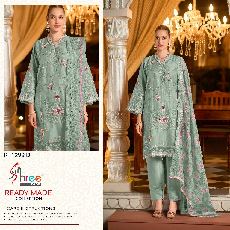 Shree Fabs R-1299 Wholesale Readymade Indian Pakistani Salwar Suits