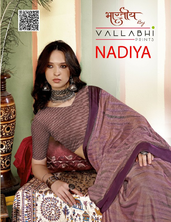 Vallabhi Nadiya Wholesale Brasso With Print Ethnic Sarees