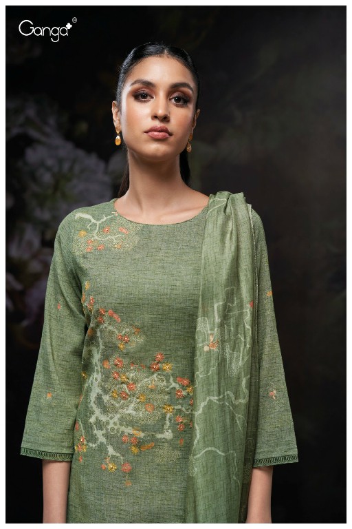 Ganga Areum S2965 Wholesale Embroidery And Hand Work Winter Suits