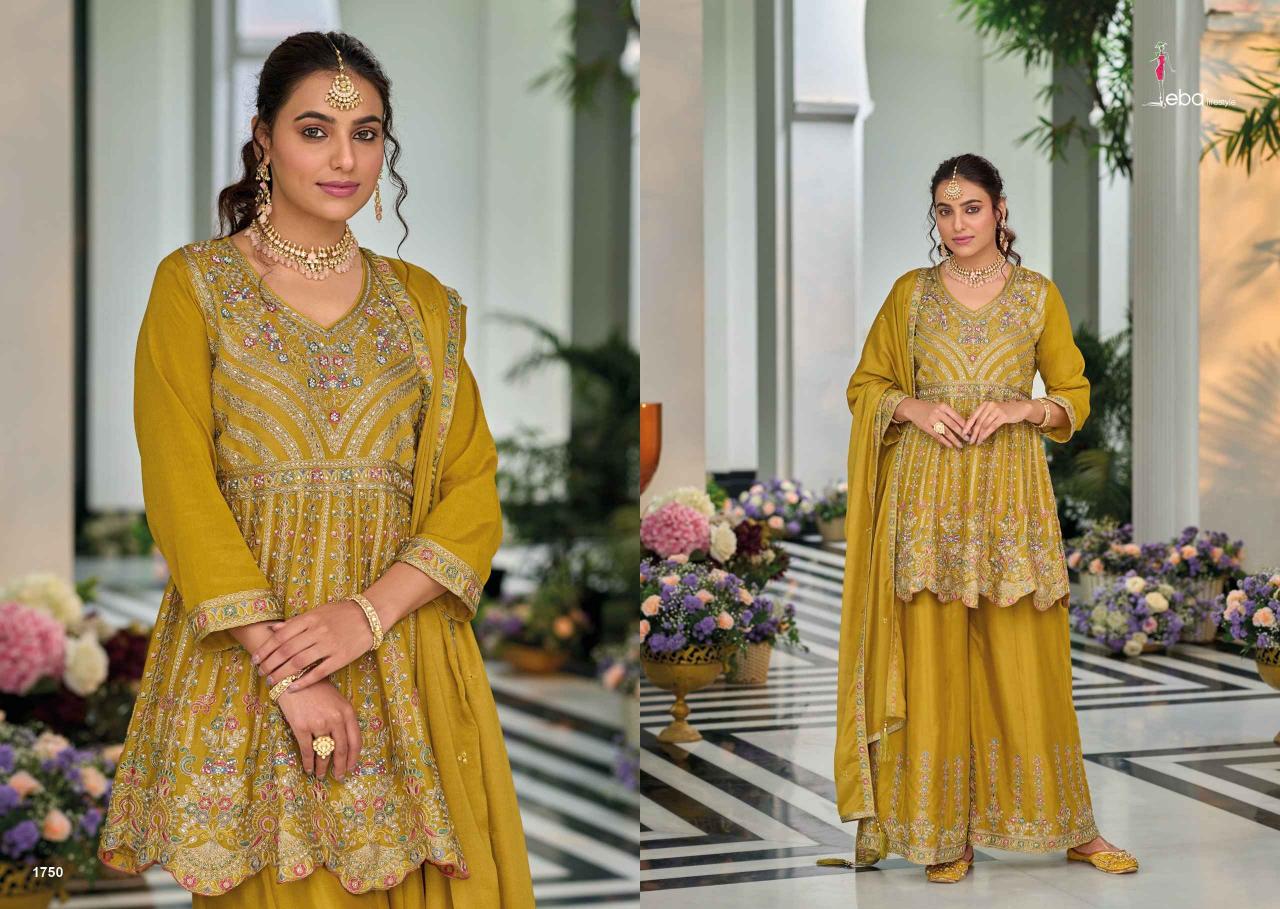 barbie vol 4 by eba lifestyle chinon embroidery readymade ladies suits