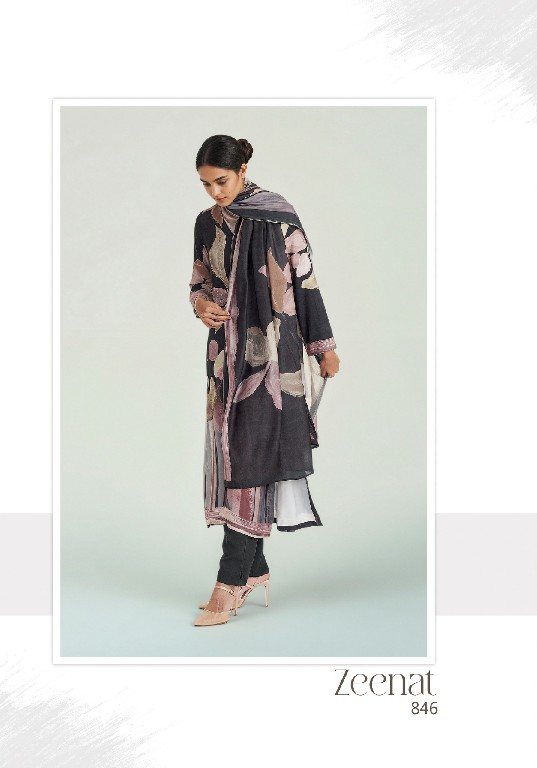 sahiba itrana zeenat digital print staple twill unstitch suits
