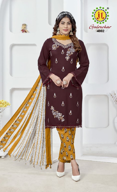 JT Gulmohar Vol-4 Wholesale Premium Work Salwar Suits Dress Material