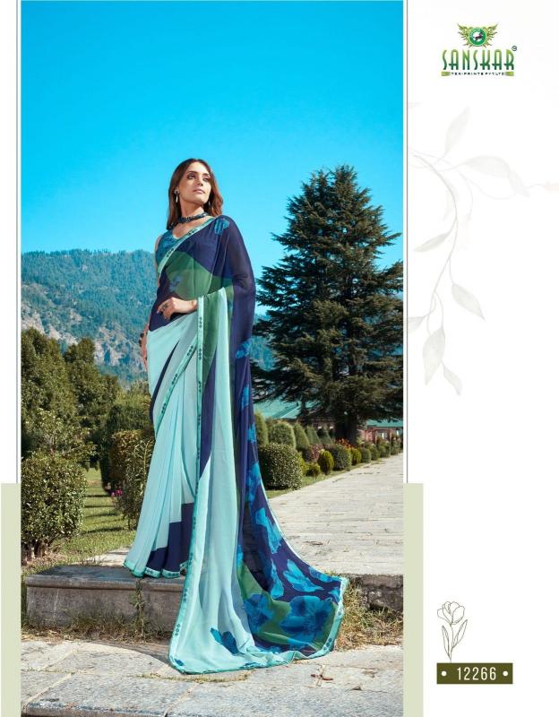 signature vol 20 by sanskar tex prints beautiful georgette saree