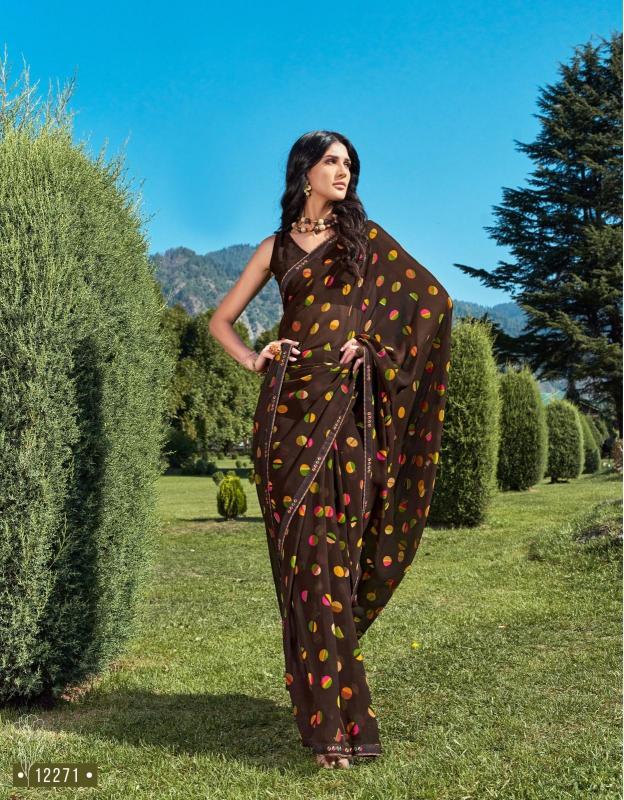 signature vol 20 by sanskar tex prints beautiful georgette saree