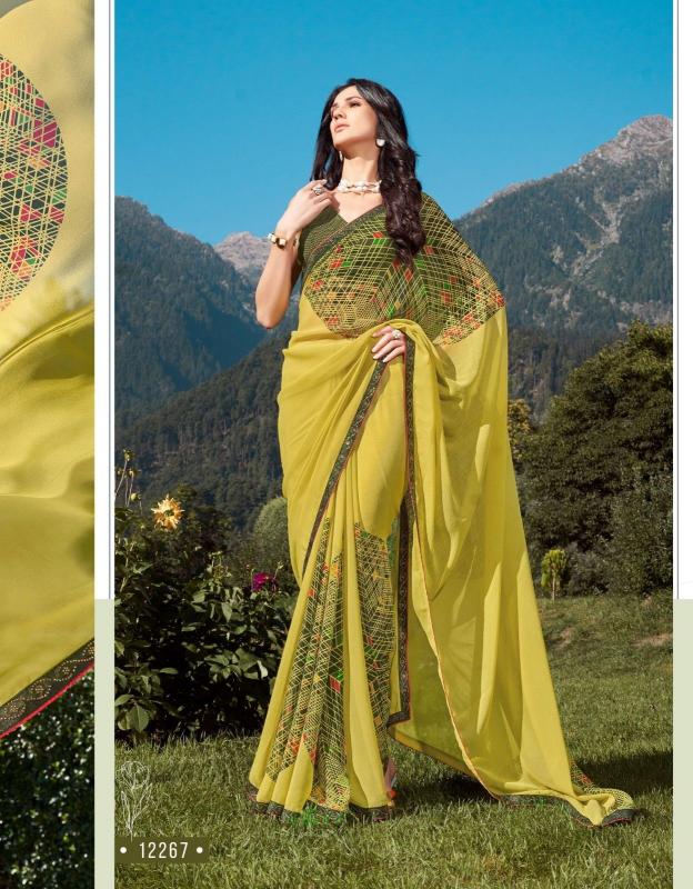 signature vol 20 by sanskar tex prints beautiful georgette saree