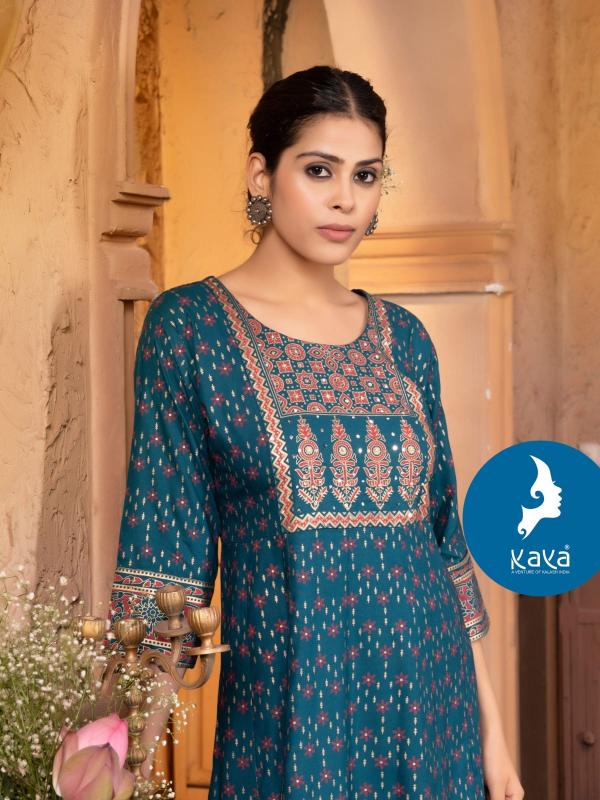 kaya puma elegant look readymade frock style rayon kurti