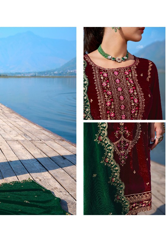 parampara by alok suits velvet designer winter wear salwar suits