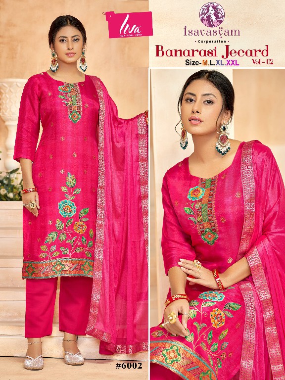 banarasi jecard vol 2 by isavasyam dola silk readymade 3pcs dress