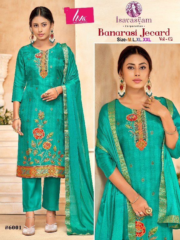 banarasi jecard vol 2 by isavasyam dola silk readymade 3pcs dress