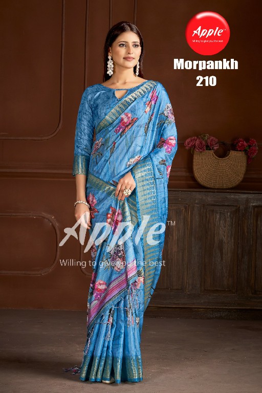 apple morpankh vol 2 attractive color print manipuri saree online