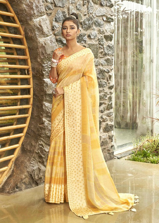 triveni phooljhadi vol 5 abstract printed organza saree online