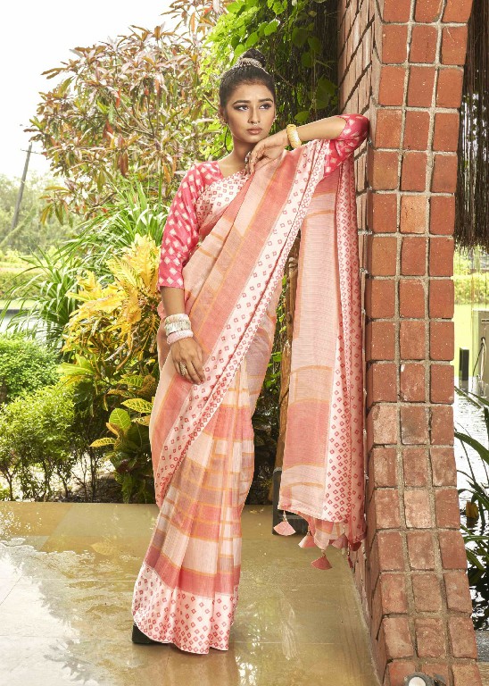 triveni phooljhadi vol 5 abstract printed organza saree online