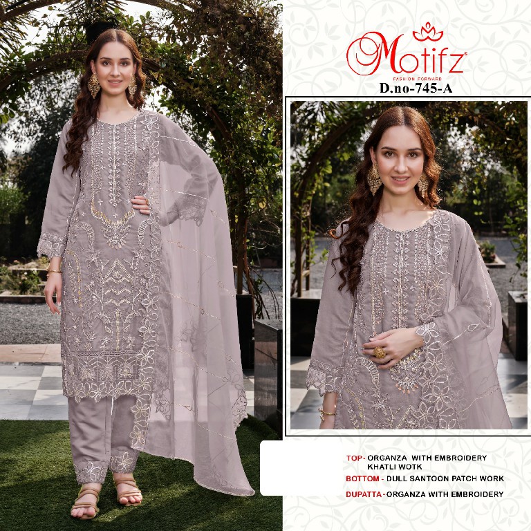 Motifz D.no 745 Wholesale Indian Pakistani Salwar Suits