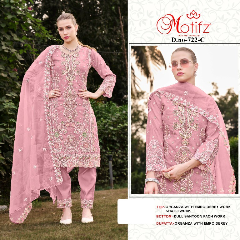 Motifz D.no 722 Wholesale Indian Pakistani Salwar Suits