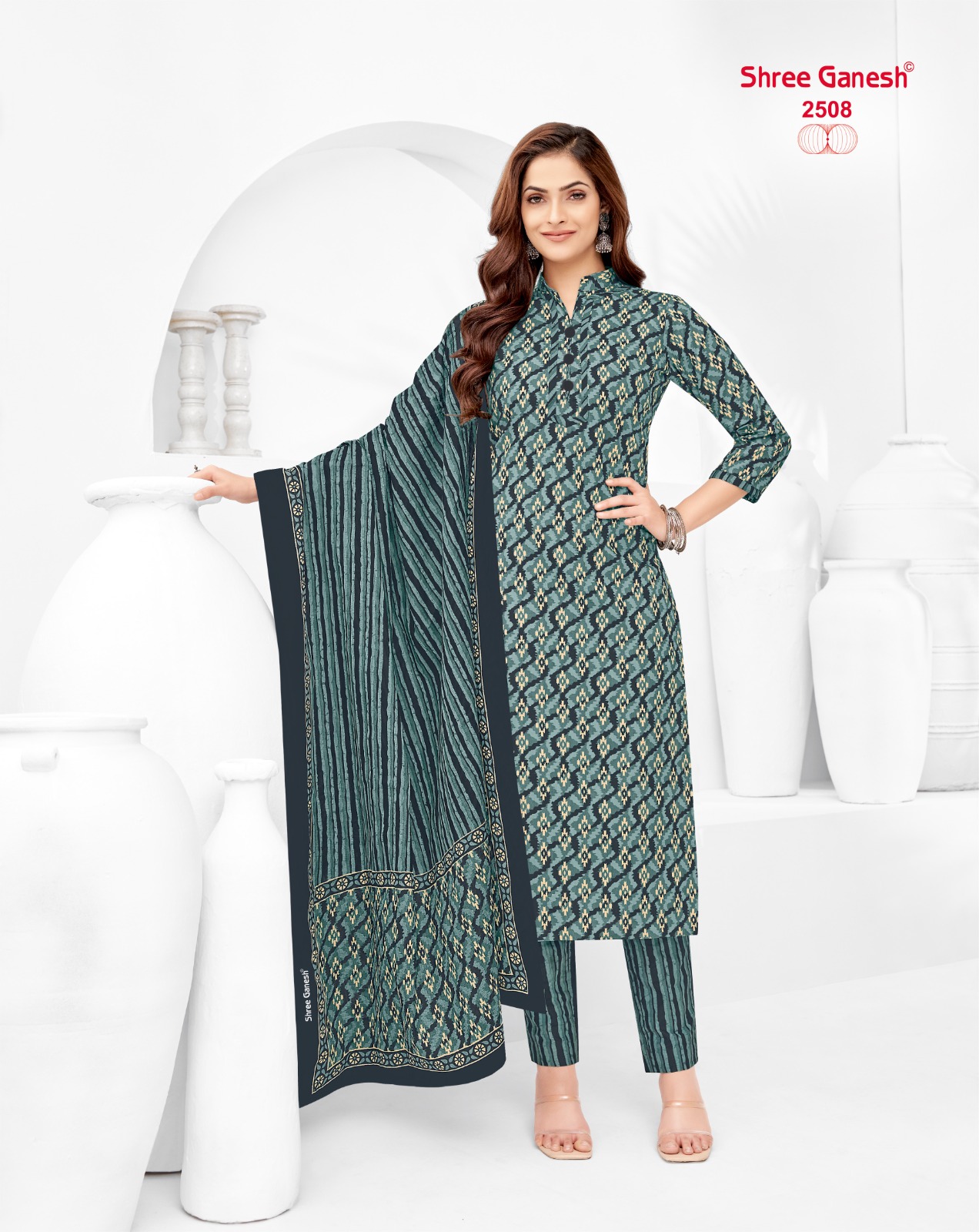 Shree Ganesh Samaiyra Vol-15 Wholesale Pant Chudidar Special Cotton Dress Material