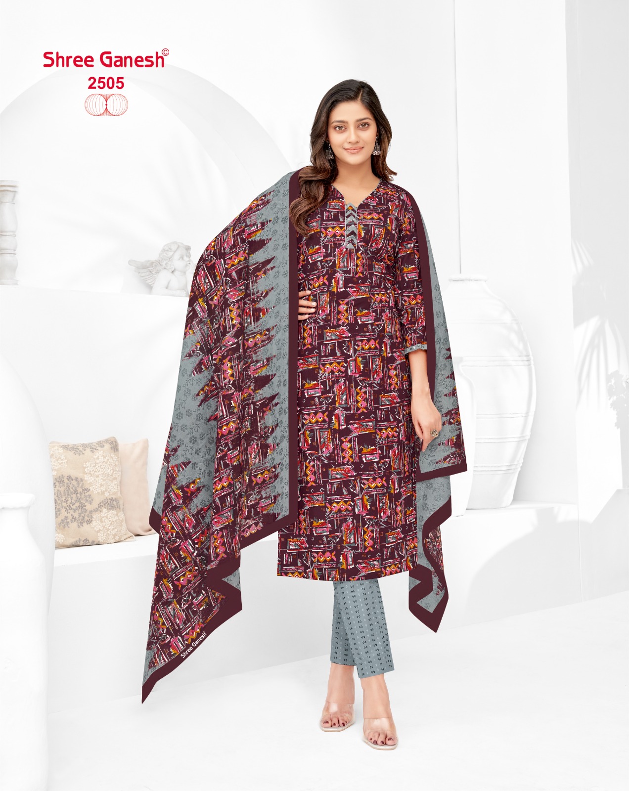 Shree Ganesh Samaiyra Vol-15 Wholesale Pant Chudidar Special Cotton Dress Material