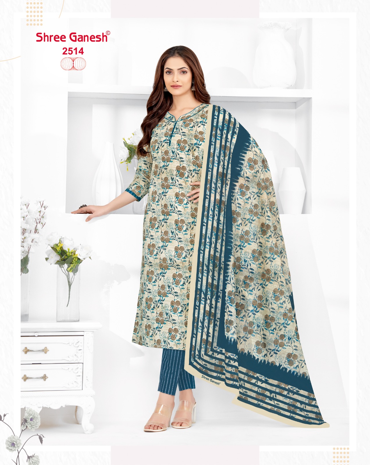 Shree Ganesh Samaiyra Vol-15 Wholesale Pant Chudidar Special Cotton Dress Material