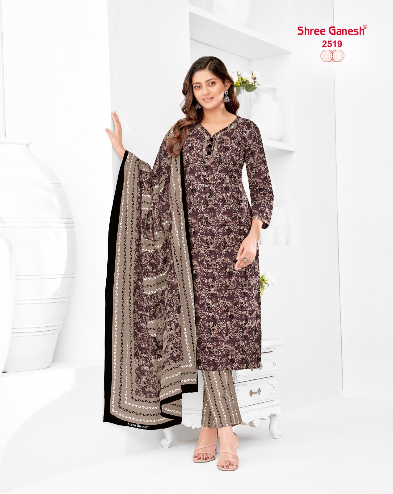 Shree Ganesh Samaiyra Vol-15 Wholesale Pant Chudidar Special Cotton Dress Material
