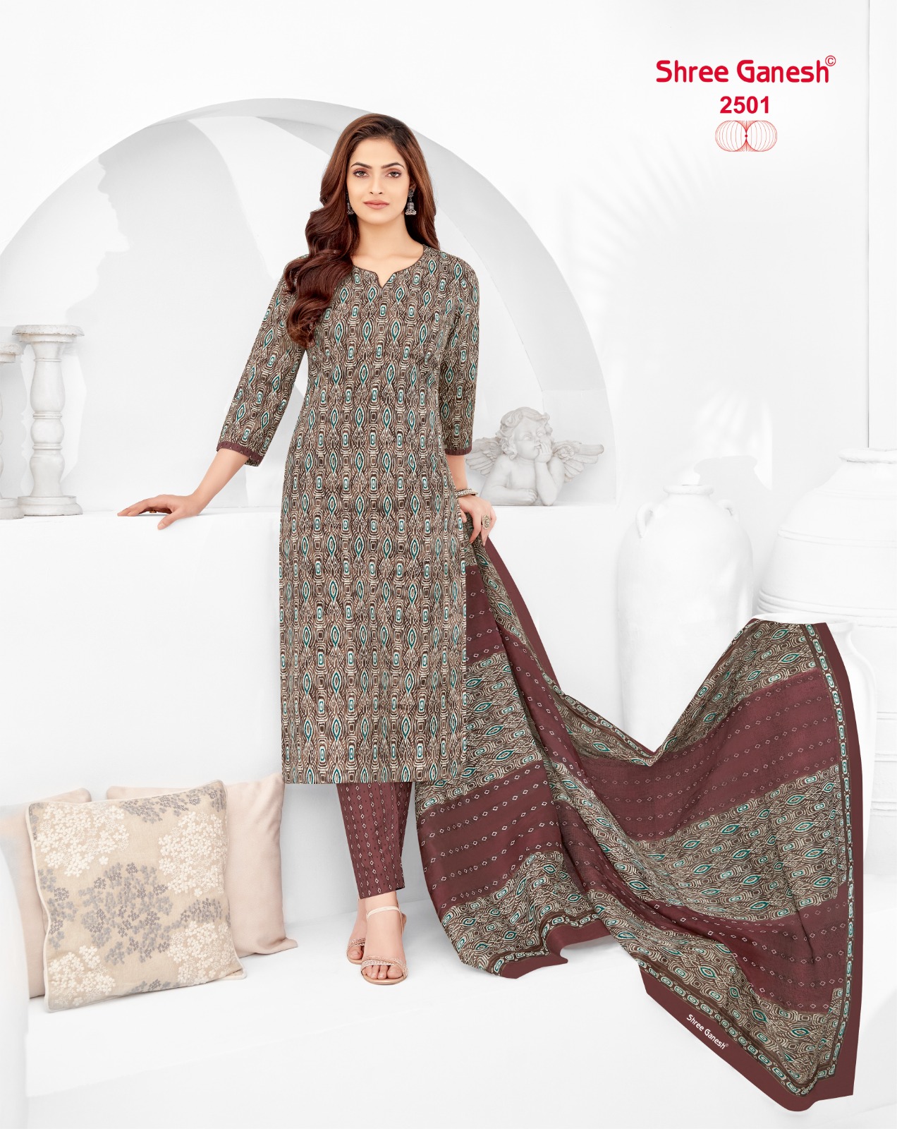 Shree Ganesh Samaiyra Vol-15 Wholesale Pant Chudidar Special Cotton Dress Material