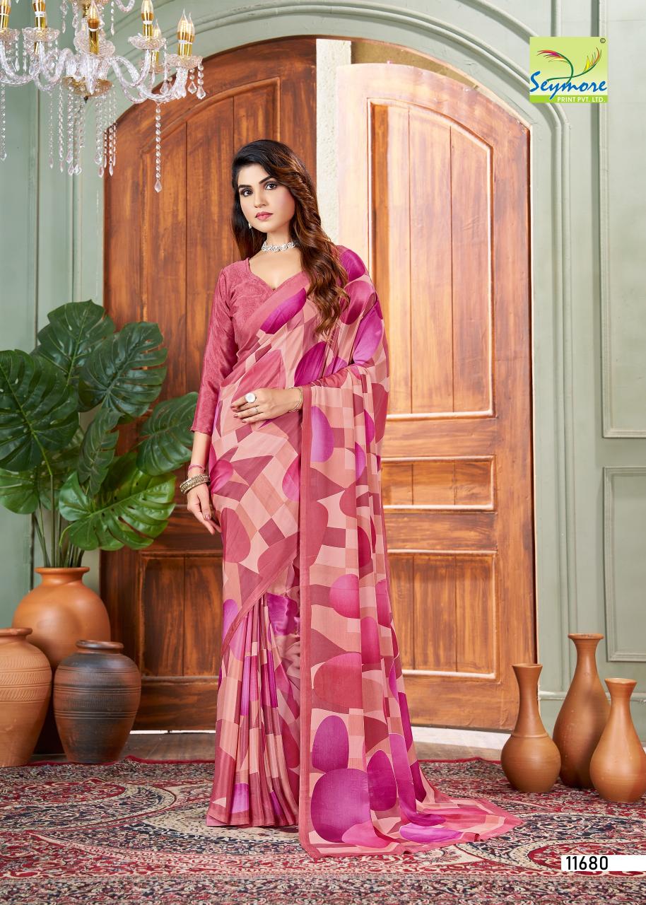 kostub silk vol 28 by seymore print italian crape unique saree