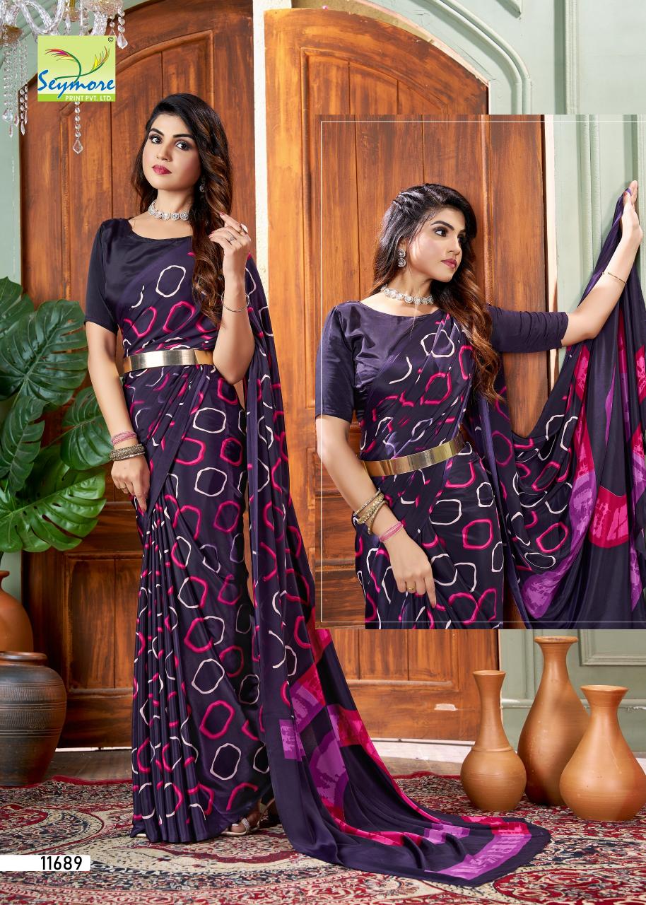 kostub silk vol 28 by seymore print italian crape unique saree