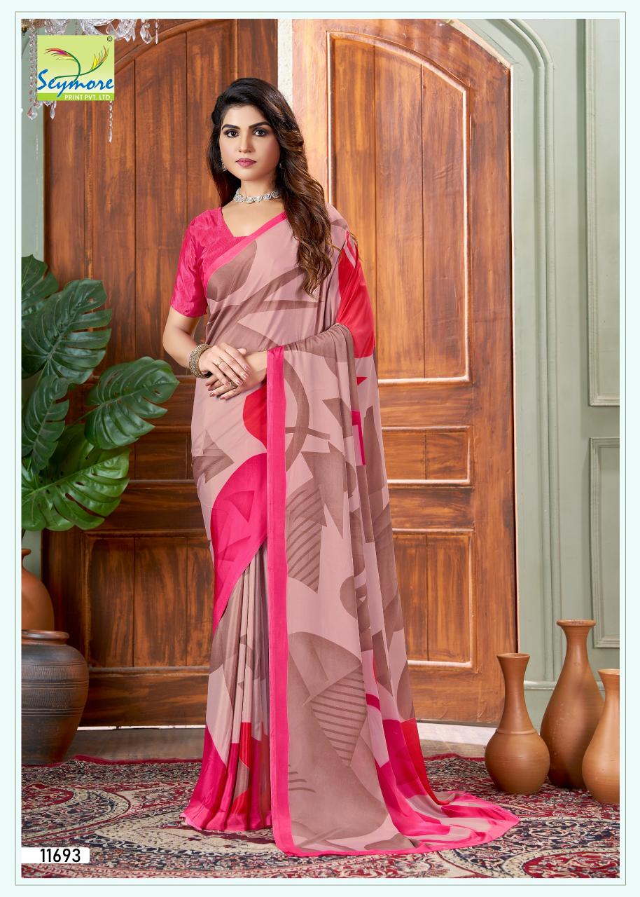 kostub silk vol 28 by seymore print italian crape unique saree