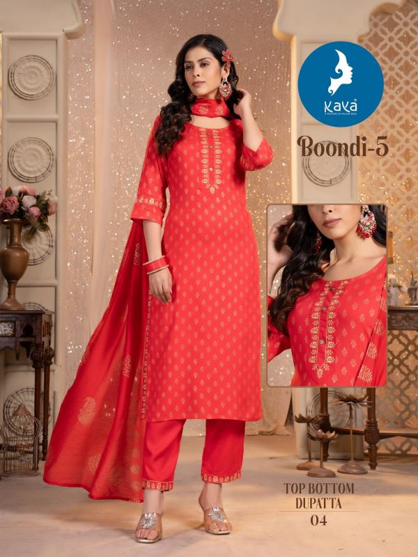 boondi vol 5 by kaya beautiful look fancy big size readymade suits