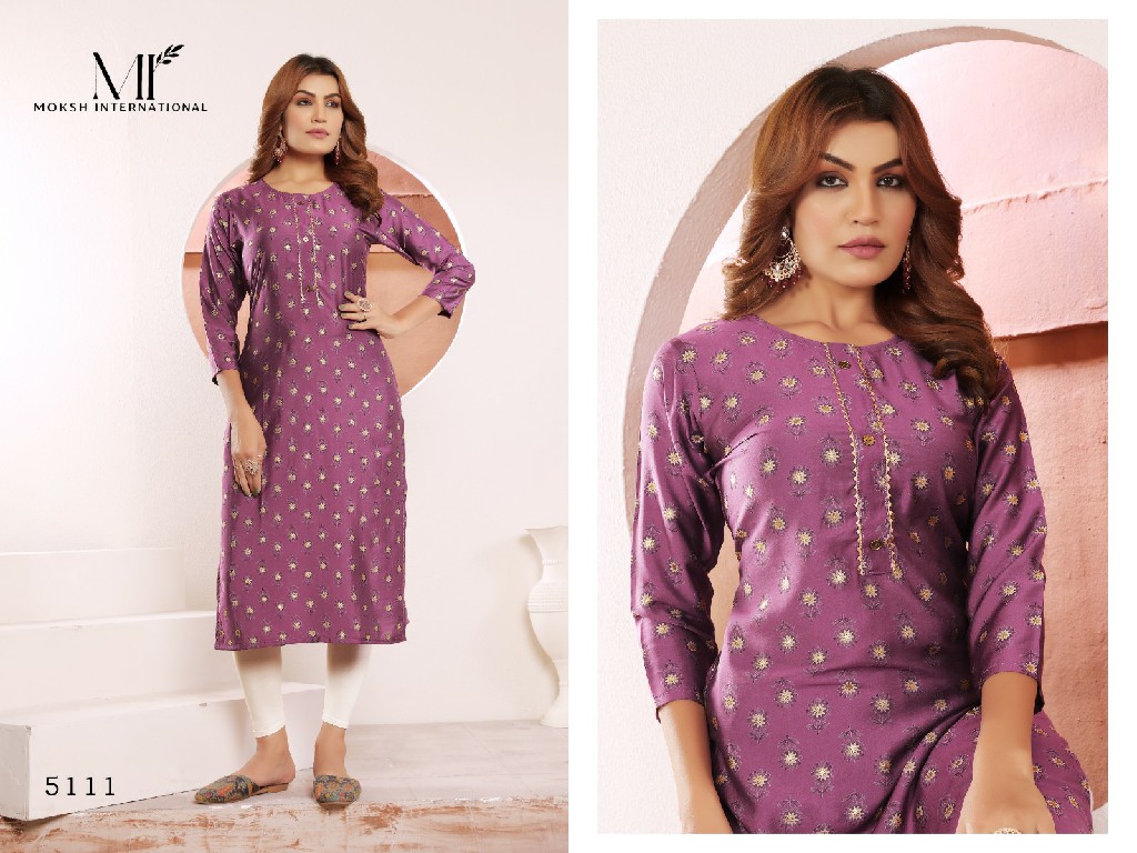 moksh star vol 1 viscose muslin print trendy readymade combo kurti