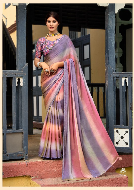 aruna vol 4 by stavan unique style 3d velvet chiffon fancy saree