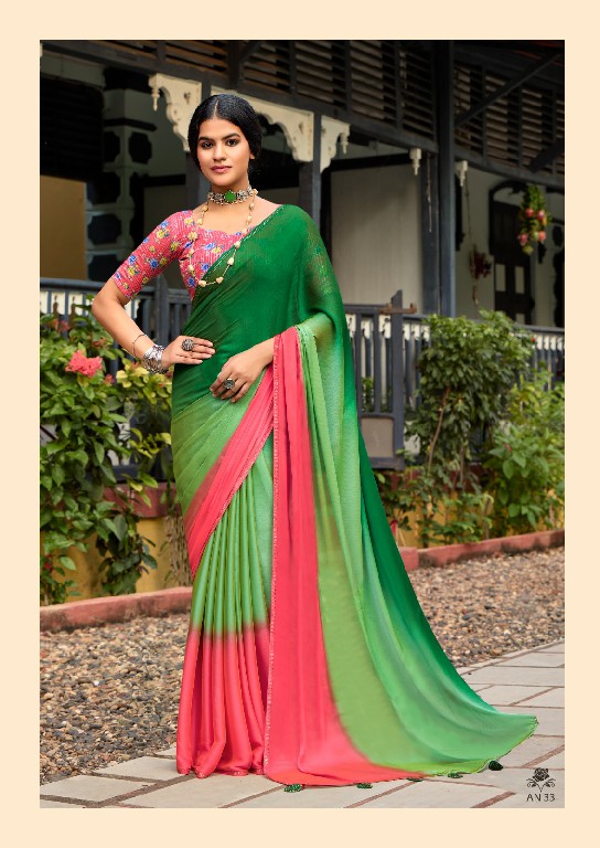 aruna vol 4 by stavan unique style 3d velvet chiffon fancy saree