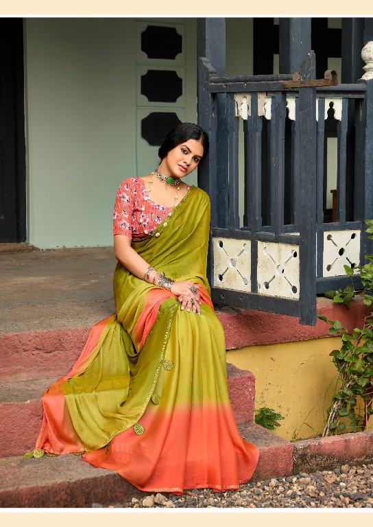 aruna vol 4 by stavan unique style 3d velvet chiffon fancy saree