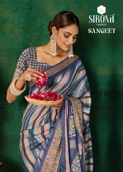 sangeet by sirona fashion velvet tusser silk unique saree