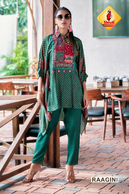 shruti tohfa digital print muslin modern pattern readymade kurti with pant