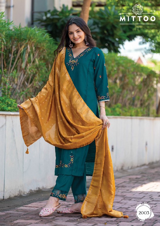 anaara by mittoo stylish modal slub readymade salwar suits