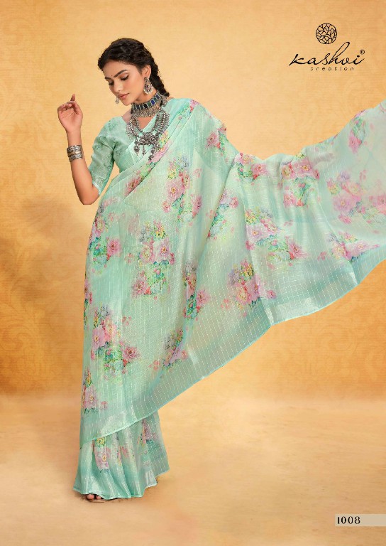 butterfly by kashvi creation unique style organza saree for women