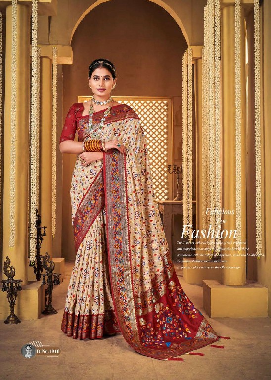Shubh Shree Subh Mangalam Wholesale Welvet Tusser Silk Ethnic Sarees