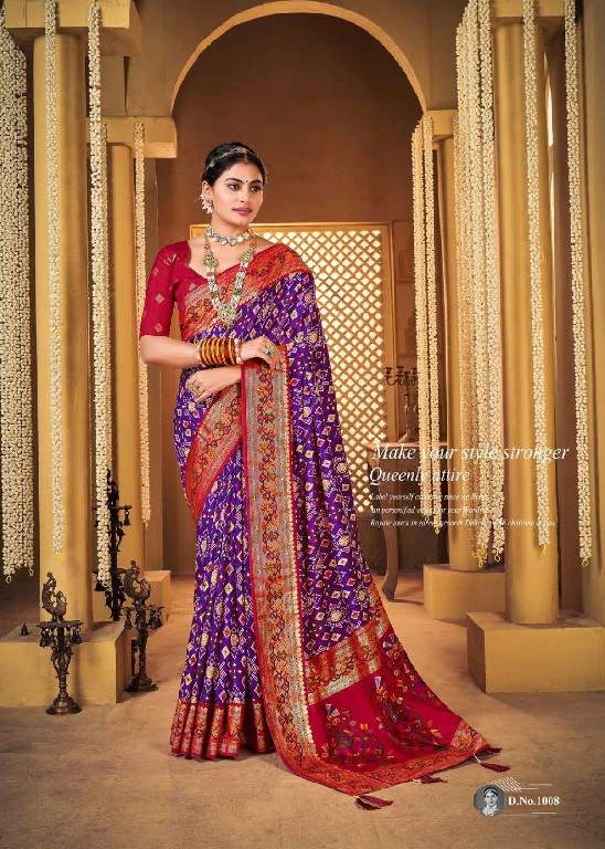Shubh Shree Subh Mangalam Wholesale Welvet Tusser Silk Ethnic Sarees