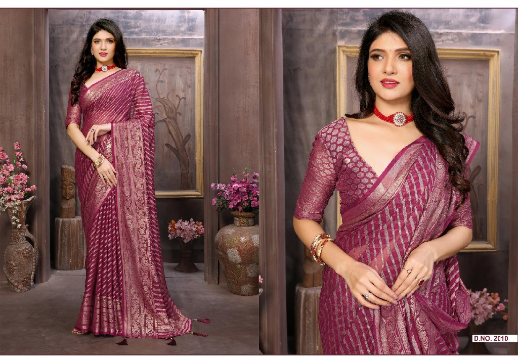 Sirona Shaligram Vol-2 Wholesale Dull Moss Brasso Ethnic Sarees