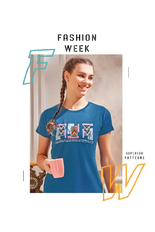 Luvit Victoria Wholesale Tencel Fabrics T-Shirt And Track Night Suits