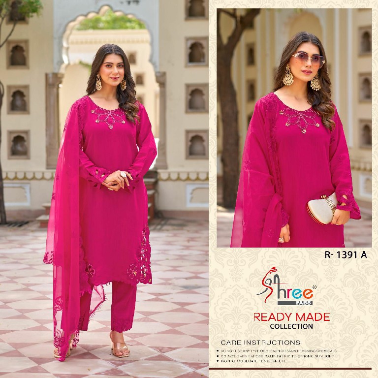 Shree Fabs R-1391 Wholesale Readymade Indian Pakistani Salwar Suits