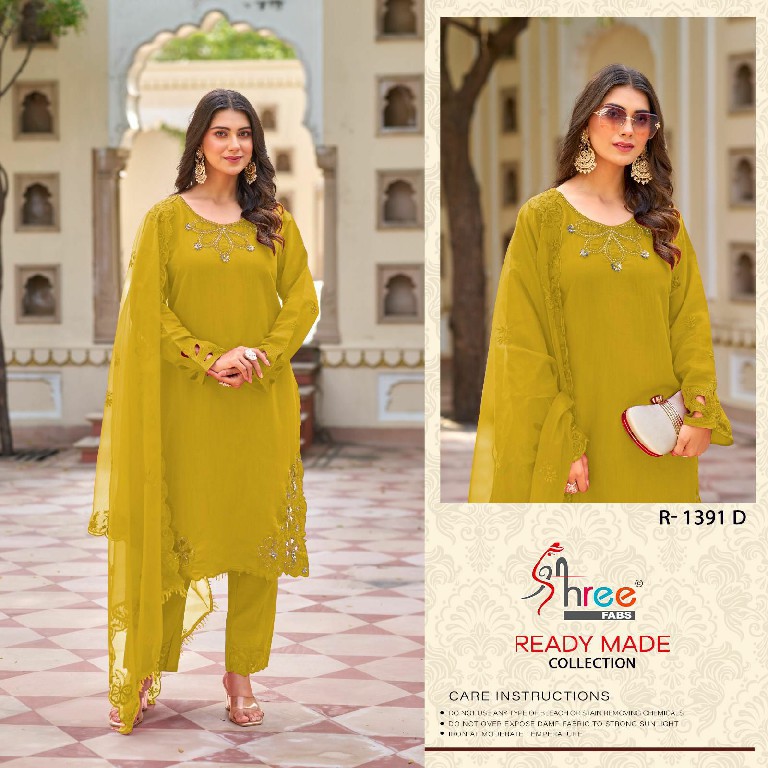 Shree Fabs R-1391 Wholesale Readymade Indian Pakistani Salwar Suits