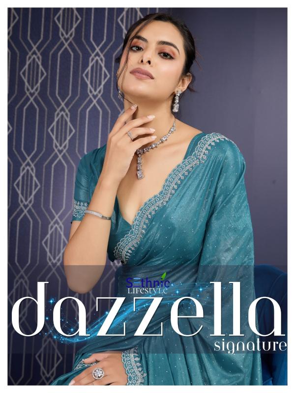dazzella Signature by sethnic lifestyle georgette classic look saree