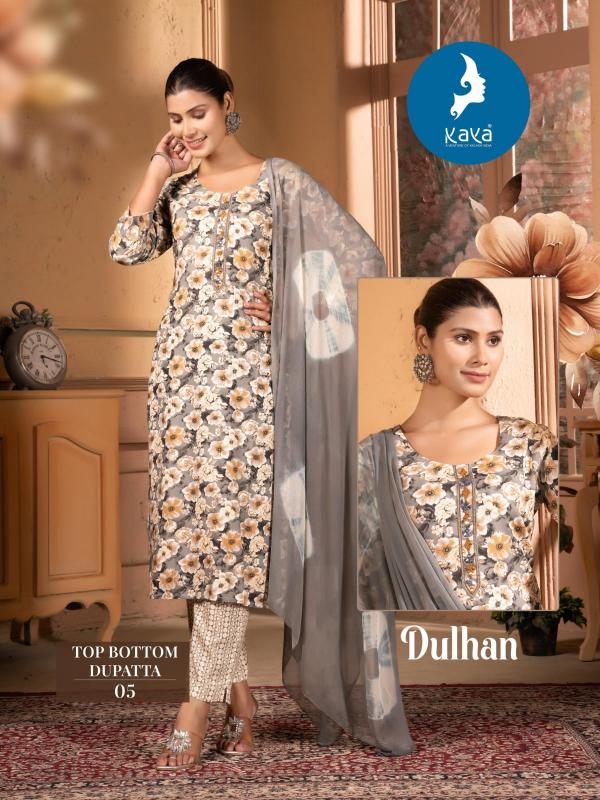 kaya dulhan fullstitch big size rayon print trendy salwar kameez