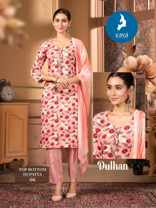 kaya dulhan fullstitch big size rayon print trendy salwar kameez