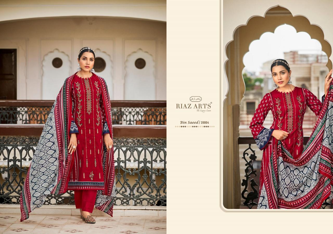 riaz artz bin saeed vol 3 pakistani printed cotton salwar suits