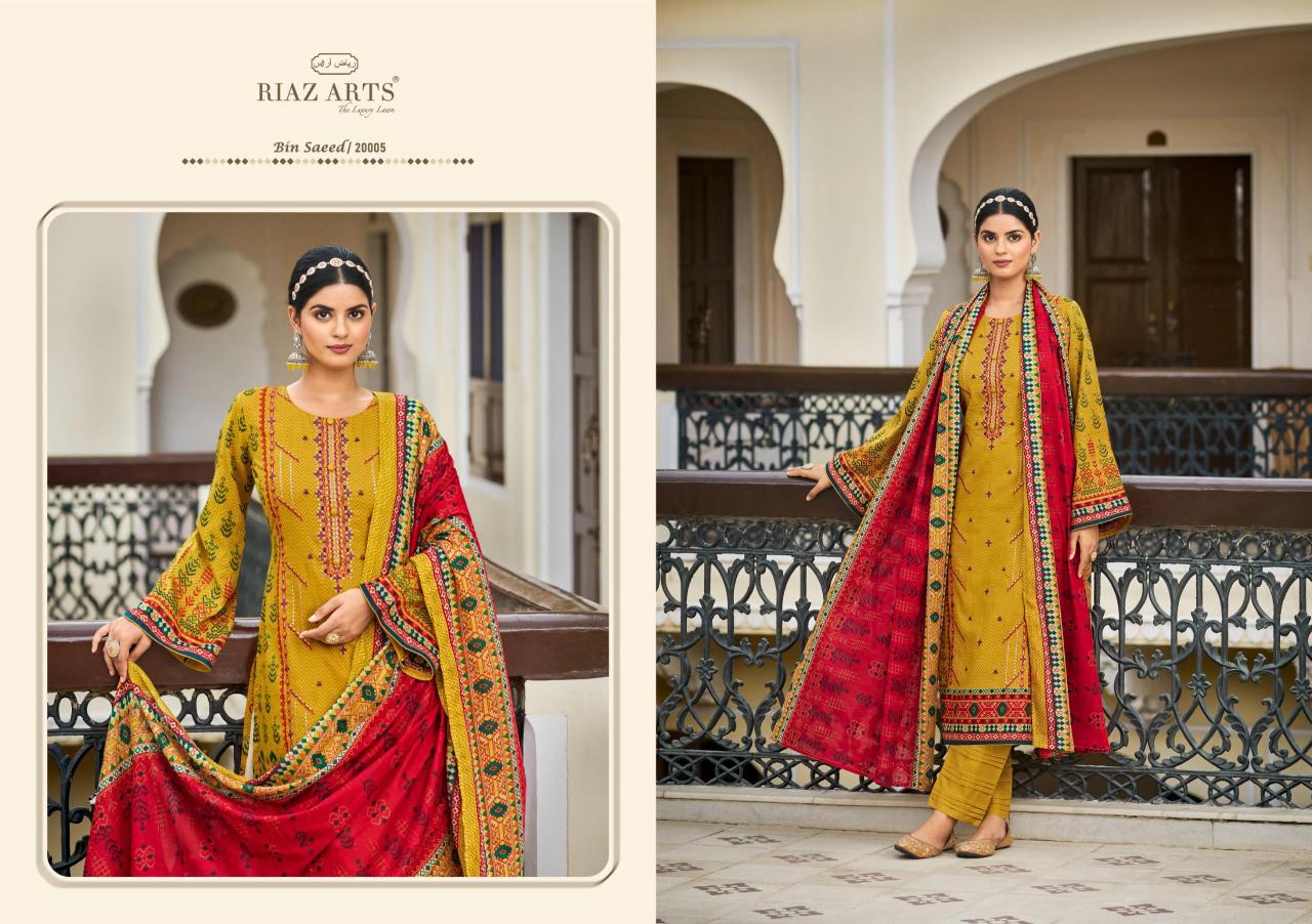 riaz artz bin saeed vol 3 pakistani printed cotton salwar suits